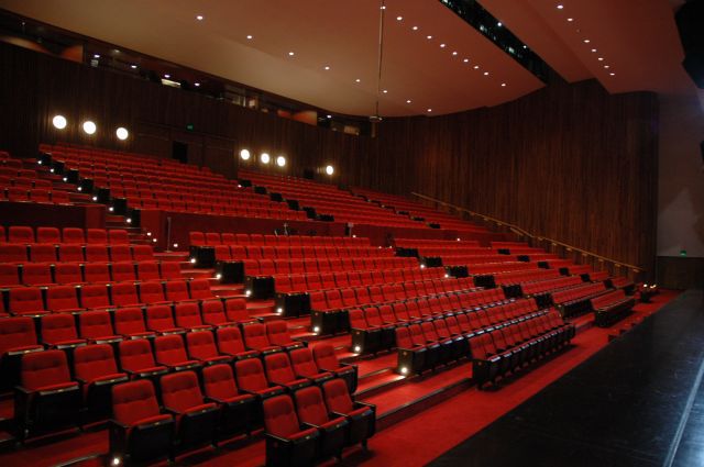 Auditório do cine teatro X de novembro em São Francisco do Sul(SC) cidade histórica