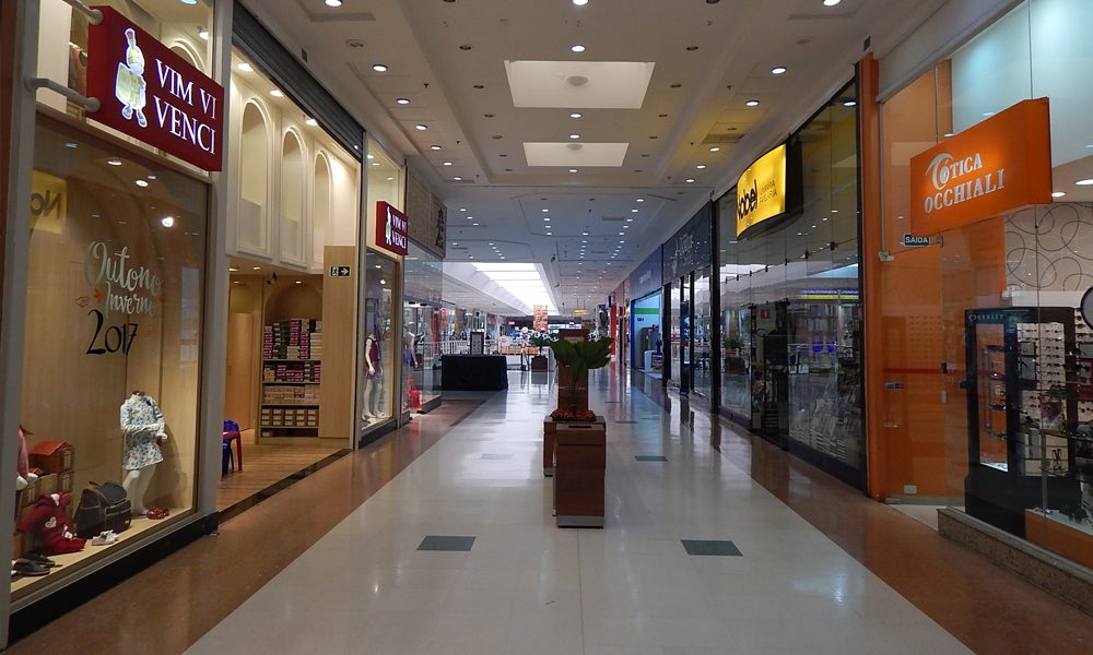interior de shopping center