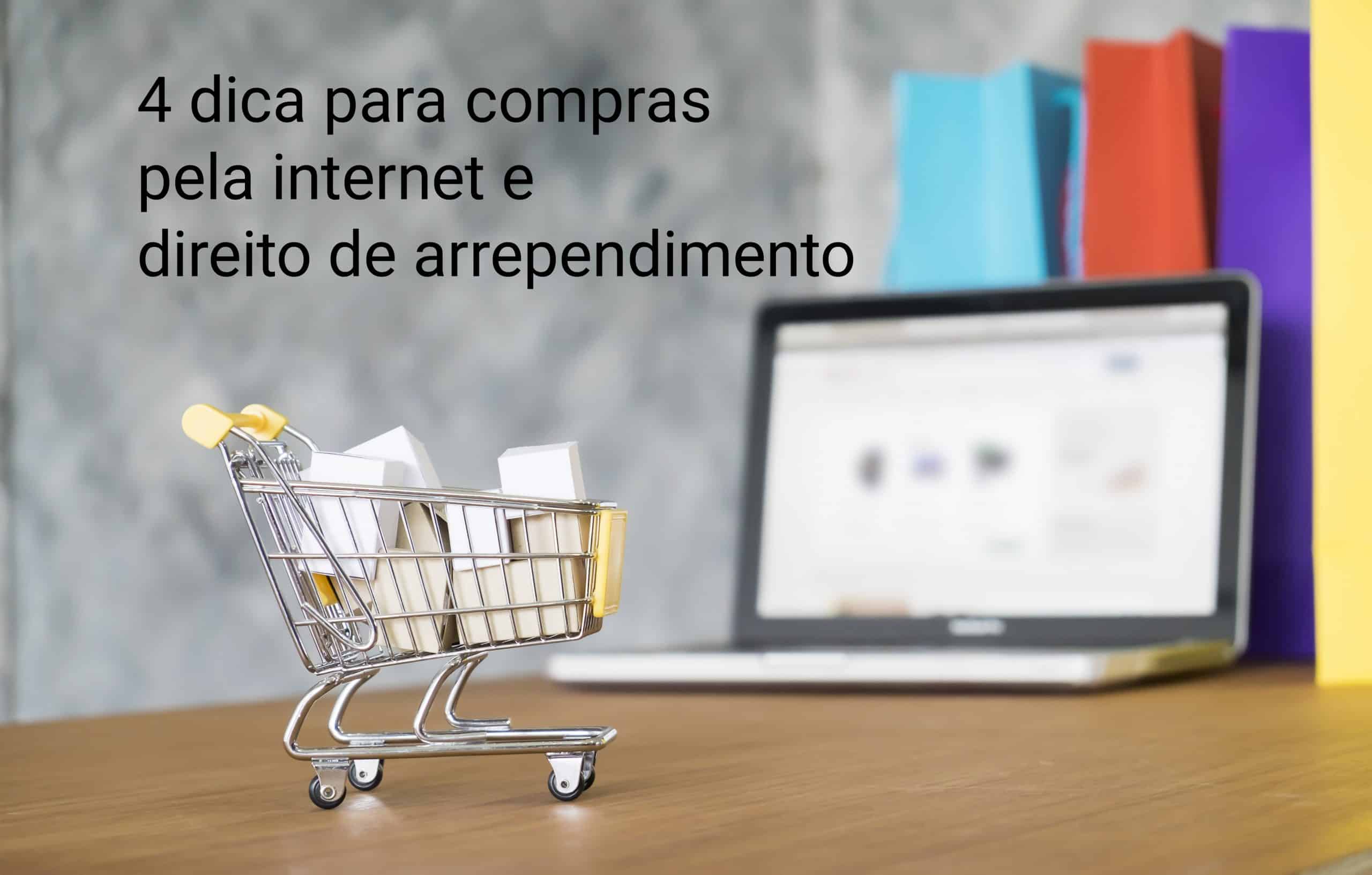 tela de computador com miniatura de carrinho de compras de supermercado